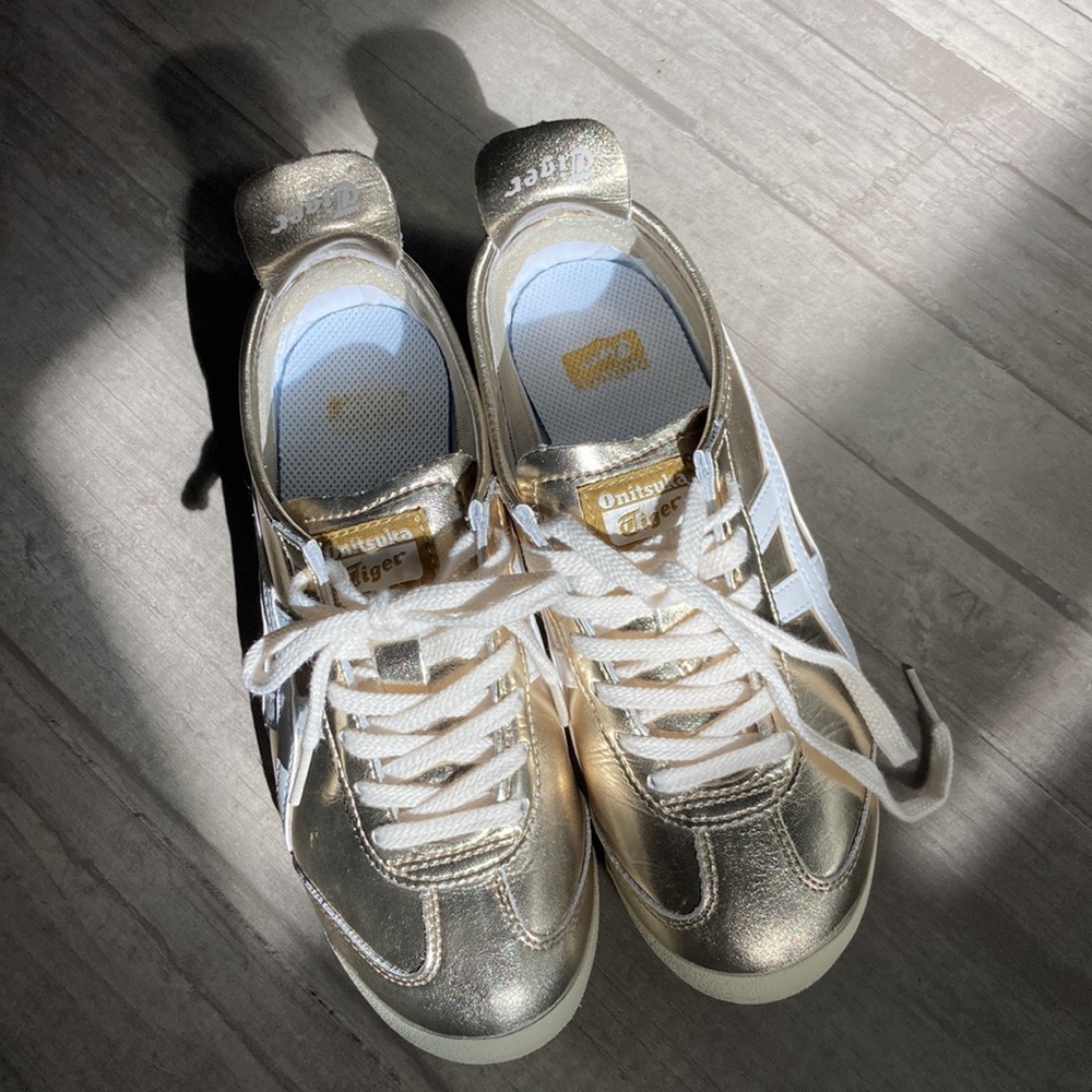 Onitsuka Tiger tennis shoes GOLD 100 leather
